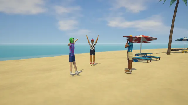 Beach day with friends